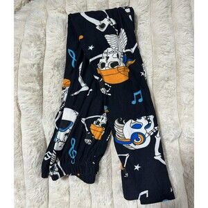 Women’s Leggings Skeleton Rocker Halloween Day of the Dead Black OS NWOT